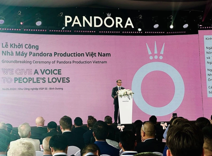 Pandora builds US$150 million jewelry plant in Binh Duong